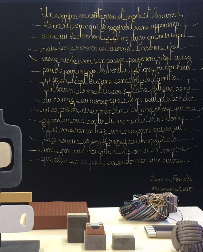 Caractères Paris Valentine Herrenschmidt sculpteur des mots