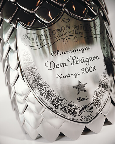 Editions limitées pour Dom Pérignon, copyright Dom Pérignon