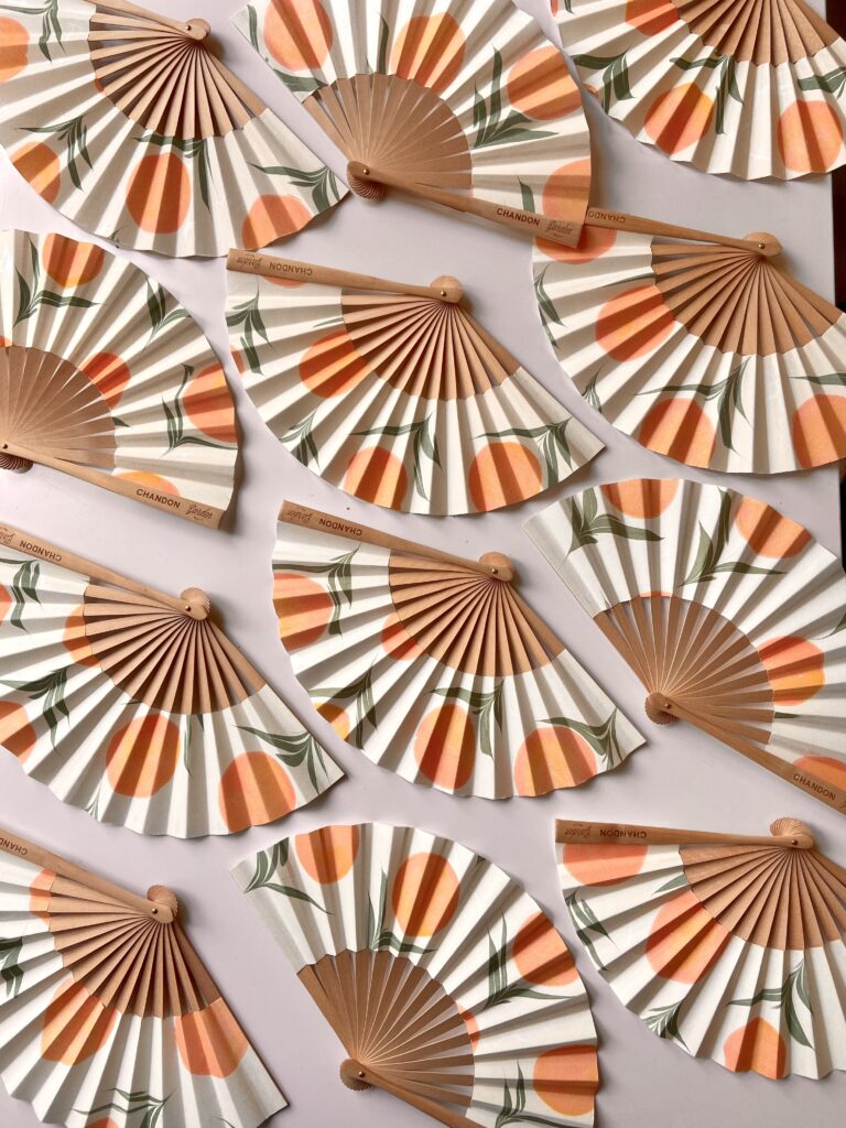 Chandon Garden Spritz - éventails